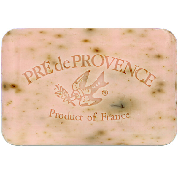 Pre de Provence, Кусковое мыло, лепестки розы, 8,8 унций (250 г) European Soaps