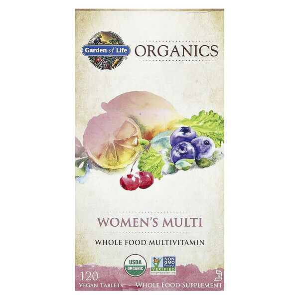 MyKind Organics, Мультивитамины для женщин, 120 веганских таблеток Garden of Life