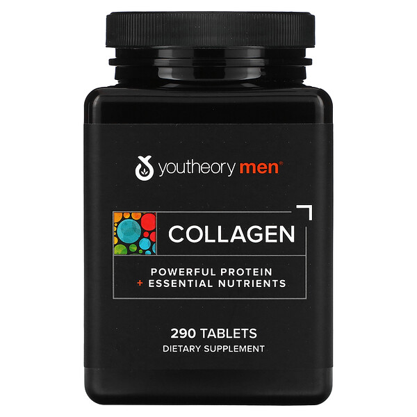 Коллаген для мужчин - 290 таблеток - Youtheory Youtheory