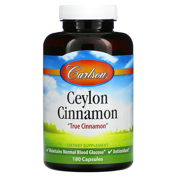 Ceylon Cinnamon, 180 Capsules (Капсулы) Carlson