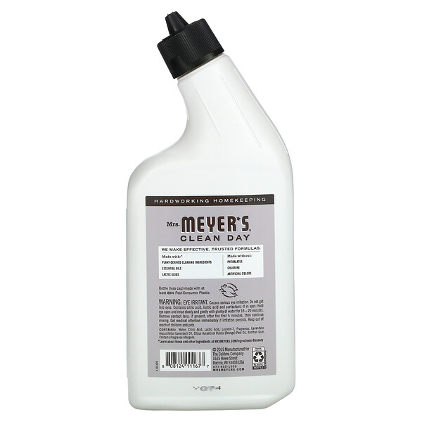 Средство для чистки унитаза, аромат лаванды, 24 жидких унции (710 мл) Mrs. Meyer's
