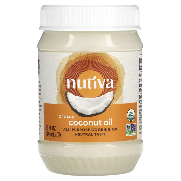 Органическое кокосовое масло - 444 мл - Nutiva Nutiva
