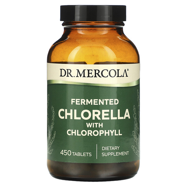 Ферментированная хлорелла, 450 таблеток Dr. Mercola