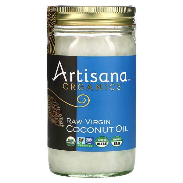 Organics, Сырое кокосовое масло первого отжима, 14 унций (414 г) Artisana