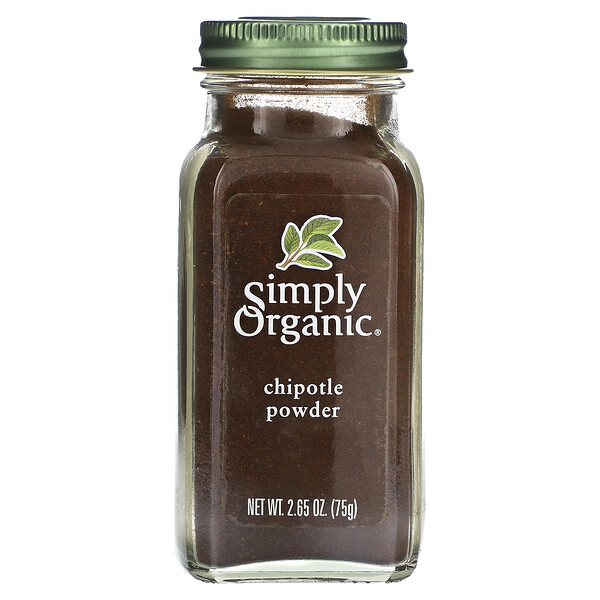 Органический порошок Chipotle, 2,65 унции (75 г) Simply Organic