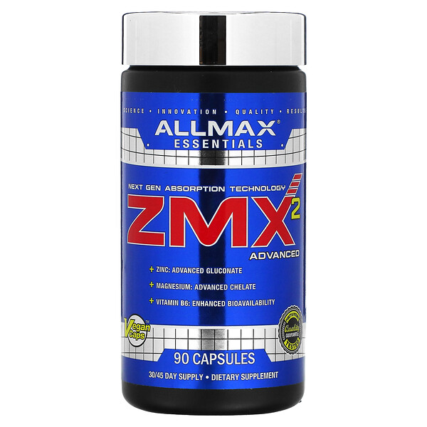 ZMX2 Хелат магния с высокой усваиваемостью, 90 капсул ALLMAX