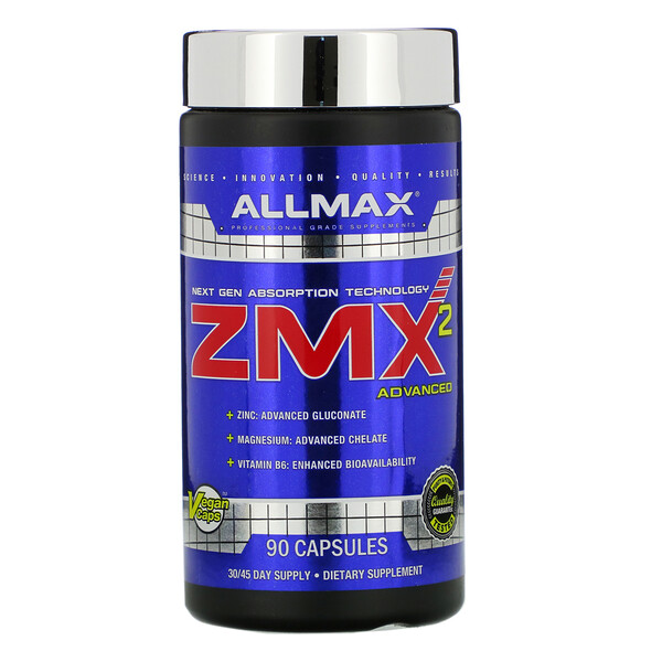 ZMX2 Хелат магния с высокой усваиваемостью, 90 капсул ALLMAX Nutrition