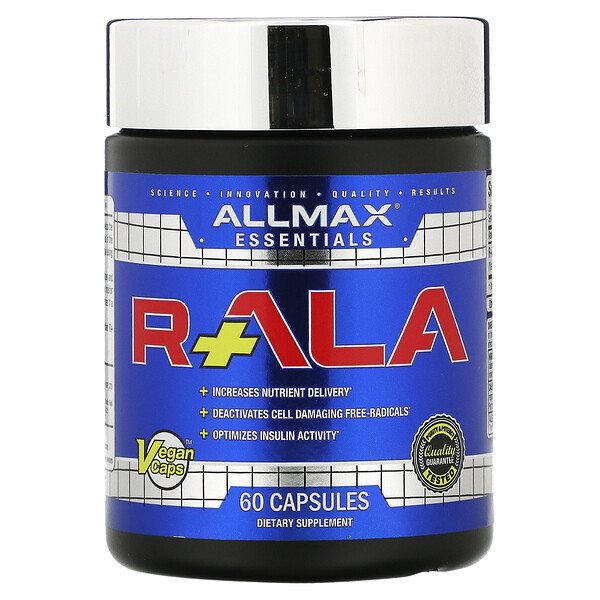 R+ALA, 125 мг - 60 капсул - ALLMAX ALLMAX