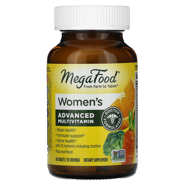 Женский мультивитамин, Продвинутый - 60 таблеток - MegaFood MegaFood