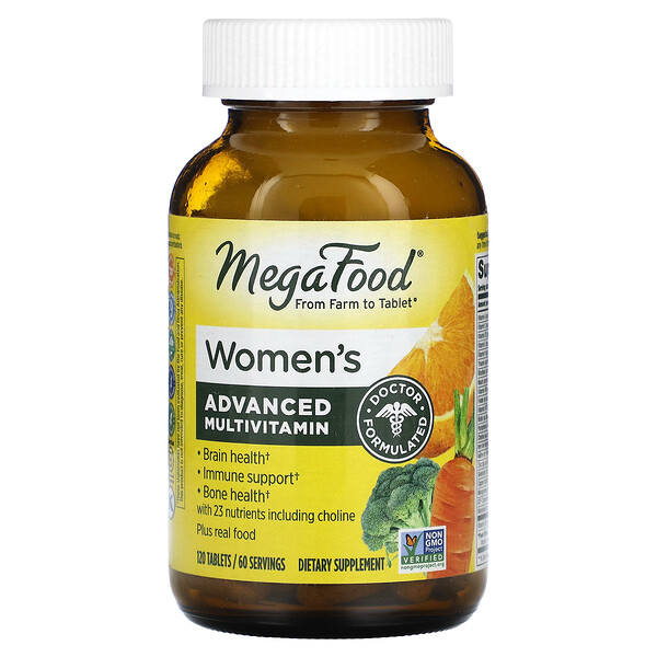 Женский продвинутый мультивитамин - 120 таблеток - MegaFood MegaFood