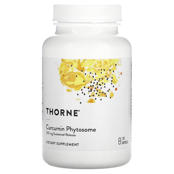 Куркумин с Фитосомой, Продленного Действия - 500 мг - 120 капсул - Thorne Thorne