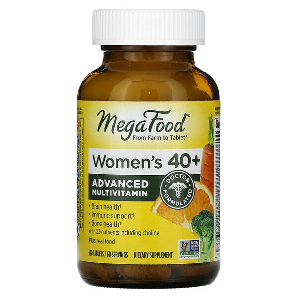 Женский мультивитамин 40+ - 120 таблеток - MegaFood MegaFood