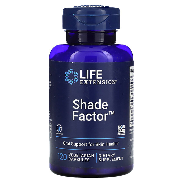 Shade Factor, 120 вегетарианских капсул Life Extension