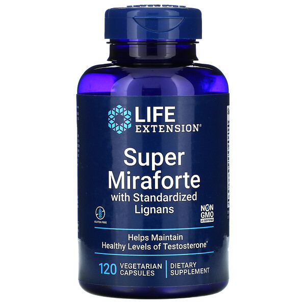 Super Miraforte со стандартизированными лигнанами, 120 вегетарианских капсул Life Extension