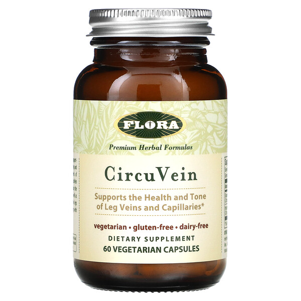 CircuVein, 60 растительных капсул Flora