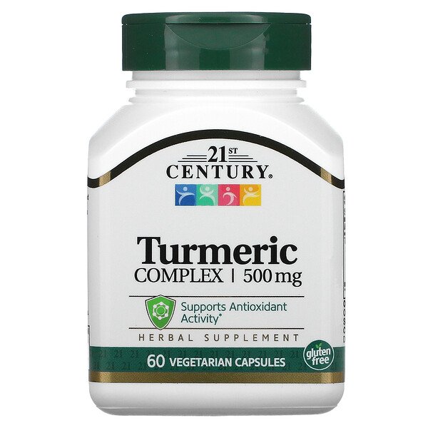 Куркуминовый Комплекс - 500 мг - 60 вегетарианских капсул - 21st Century 21st Century
