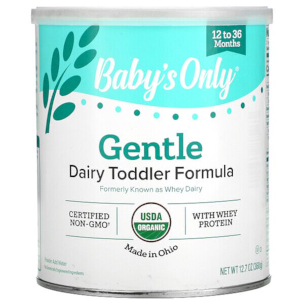 Baby's Only, Нежная молочная смесь для малышей с сывороточным протеином, 12,7 унций (360 г) Nature's One