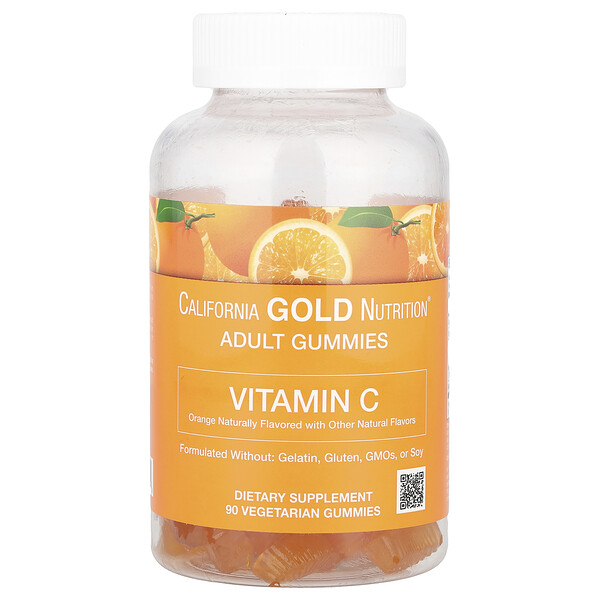 Vitamin C Gummies (Жевательные конфеты), 90 Gummies California Gold Nutrition