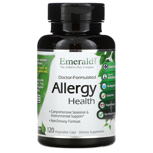 Doctor-Formated Allergy Health, 120 растительных капсул Emerald Laboratories