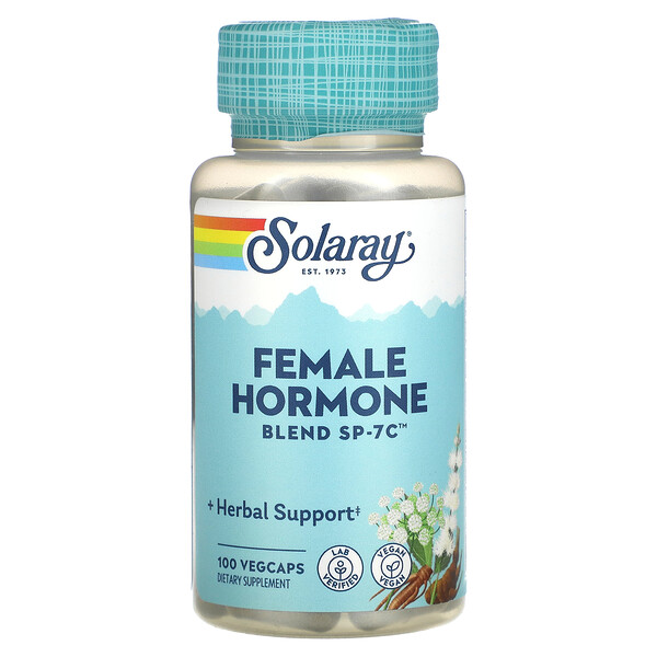 Смесь женских гормонов SP-7C, 100 растительных капсул Solaray
