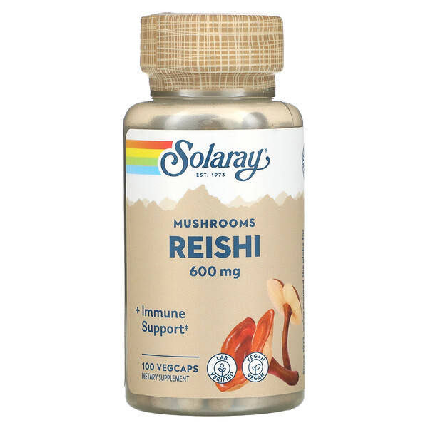 Reishi Грибы - 600 мг - 100 ВегКапс - Solaray Solaray