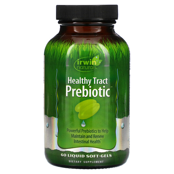 Пребиотик для здоровья кишечника - 60 жидких капсул - Irwin Naturals Irwin Naturals