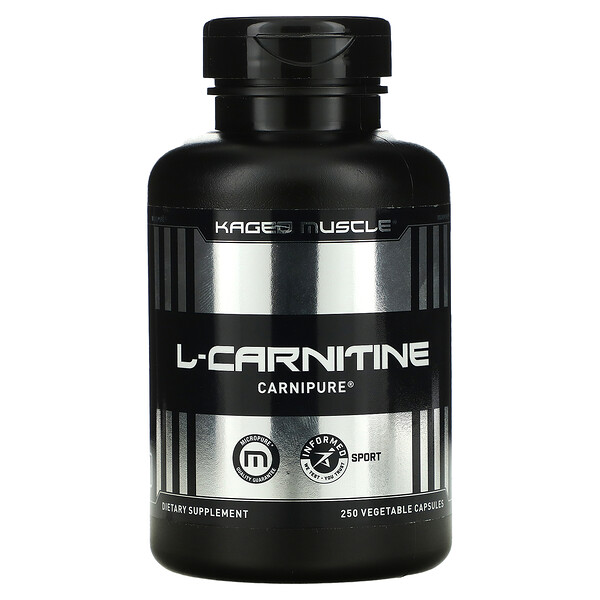 L-карнитин, 250 растительных капсул Kaged Muscle