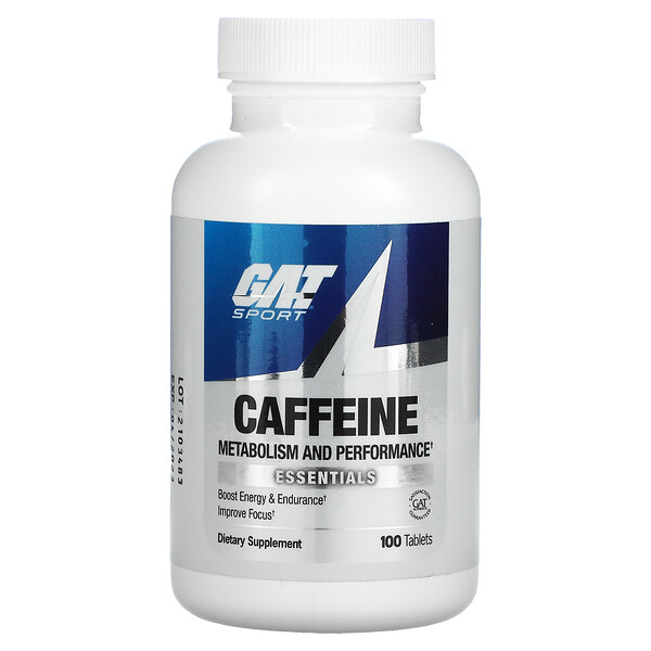 Кофеин, метаболизм и производительность, 100 таблеток GAT