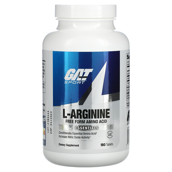 L-аргинин, 180 таблеток GAT