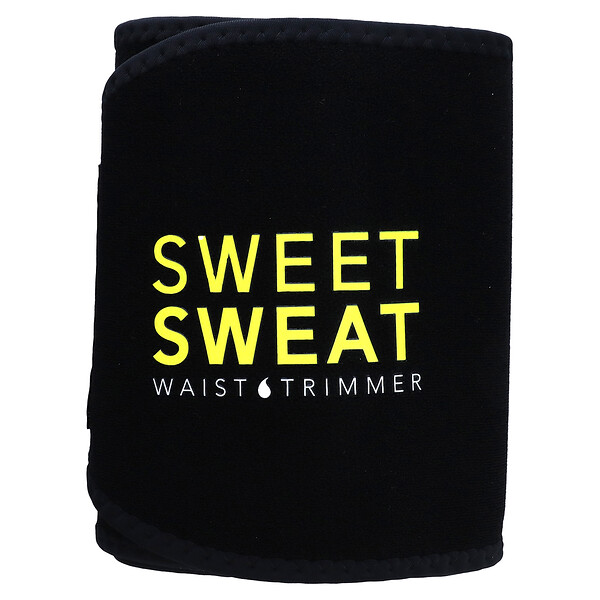 Триммер для талии Sweet Sweat, средний, черный и желтый, 1 ремень Sports Research