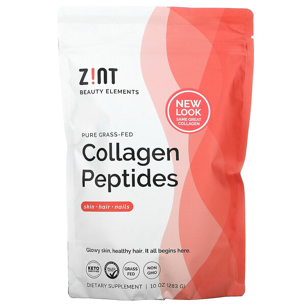 Коллагеновые пептиды Pure Grass-Fed, 10 унций (283 г) Zint