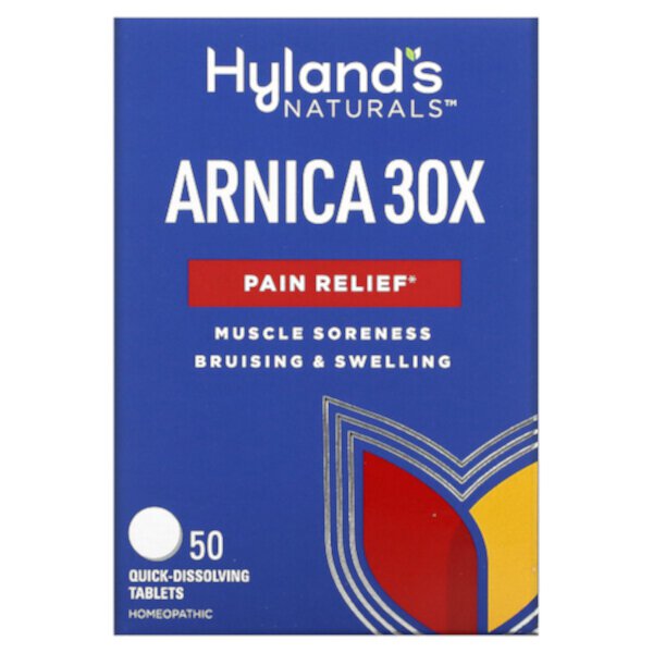 Arnica 30X, 50 быстрорастворимых таблеток Hyland's Naturals