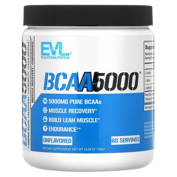 BCAA5000, Без вкуса - 300 г - EVLution Nutrition EVLution Nutrition