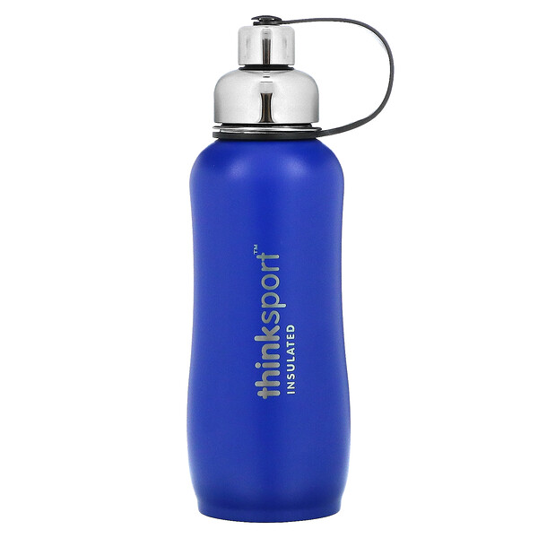Thinksport, Спортивная бутылка с изоляцией, синяя, 25 унций (750 мл) Think