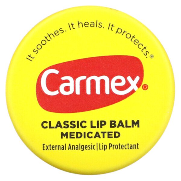 Классический бальзам для губ, лечебный, 0,25 унции (7,5 г) Carmex