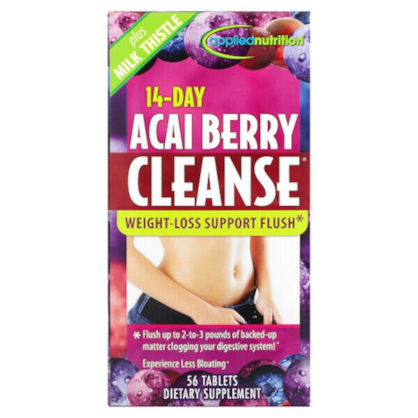 14-Day Acai Berry Cleanse, 56 таблеток Applied Nutrition
