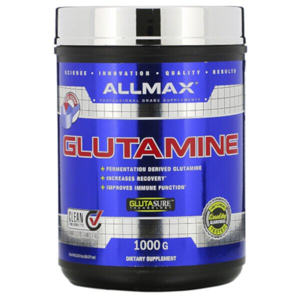 Глютамин, 2,20 фунта (1000 г) ALLMAX Nutrition