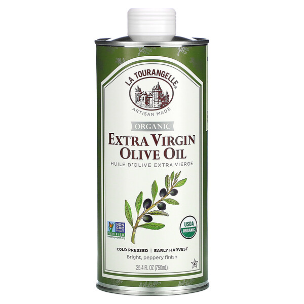Органическое оливковое масло Extra Virgin, 25,4 ж. унц. (750 мл) La Tourangelle