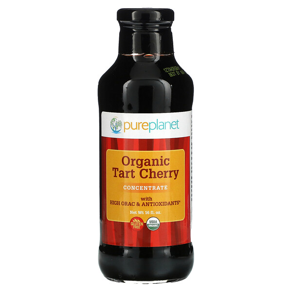 Organic Tart Cherry, концентрат, 16 жидких унций Pure Planet