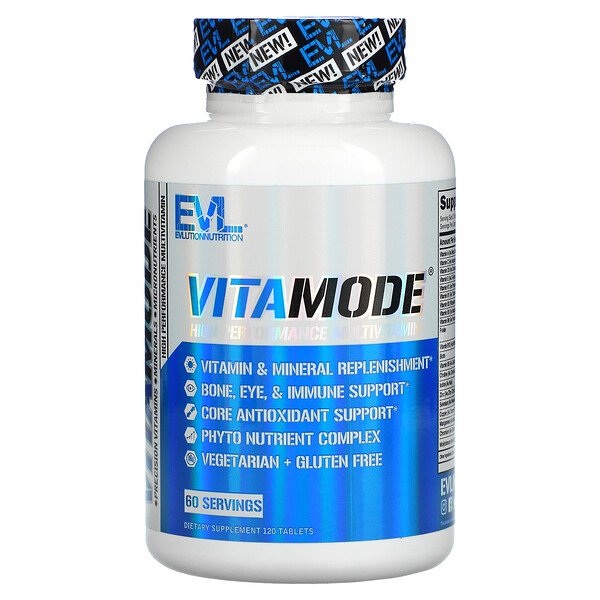 VitaMode, Высокоэффективные мультивитамины, 120 таблеток EVLution Nutrition