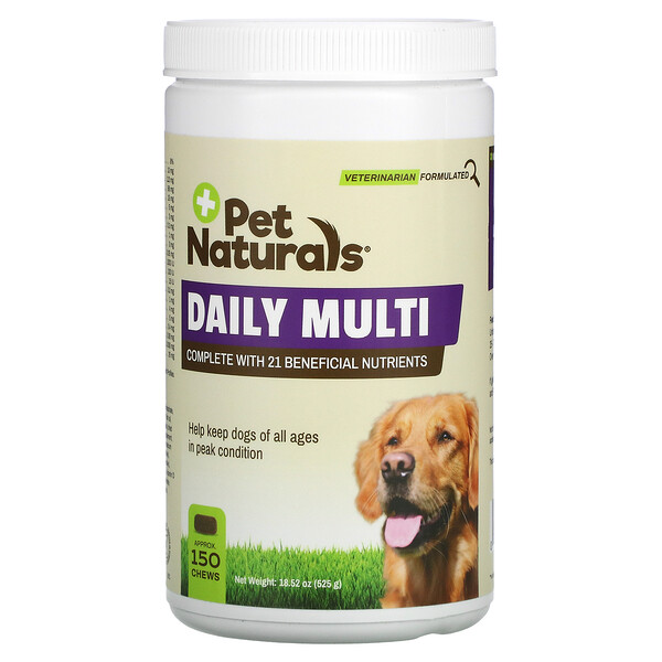 Daily Multi, для собак, 18,52 унции (525 г) Pet Naturals of Vermont