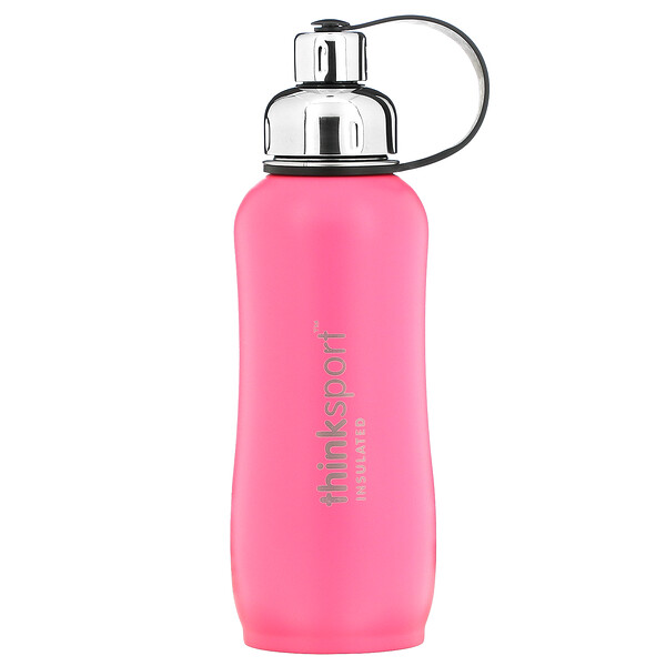 Thinksport, Спортивная бутылка с термоизоляцией, темно-розовый, 25 унций (750 мл) Think