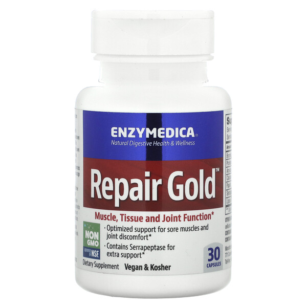 Восстанавливающее золото, 30 капсул Enzymedica