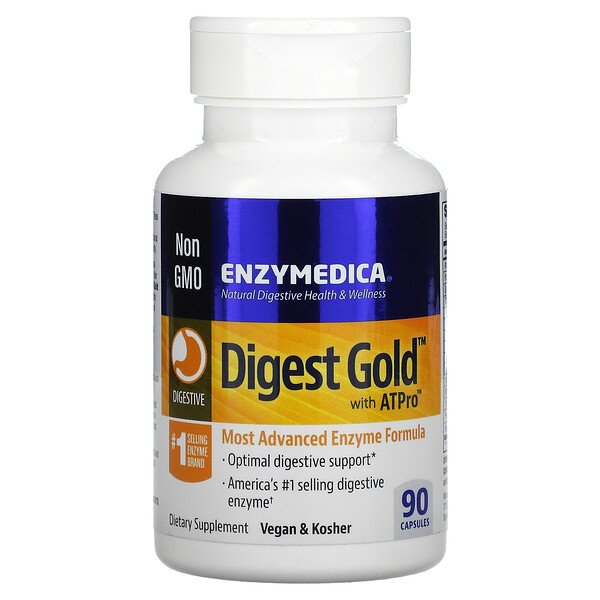 Digest Gold с ATPro, 90 капсул Enzymedica
