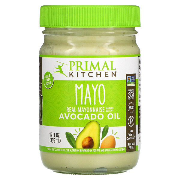 Майонез с маслом авокадо, 12 жидких унций (355 мл) Primal Kitchen