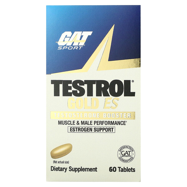 Testrol Gold ES, Бустер тестостерона, 60 таблеток GAT