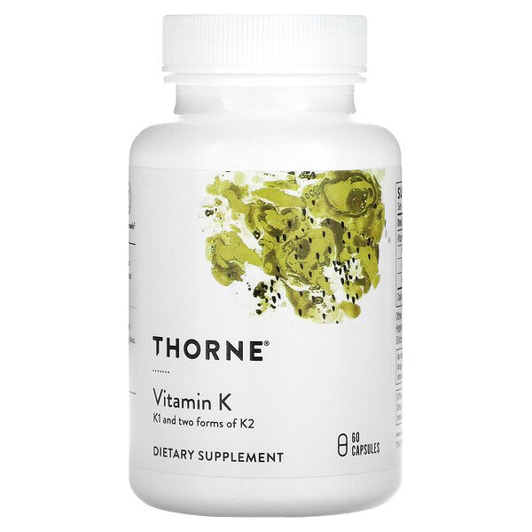 Витамин К - 60 капсул - Thorne Thorne