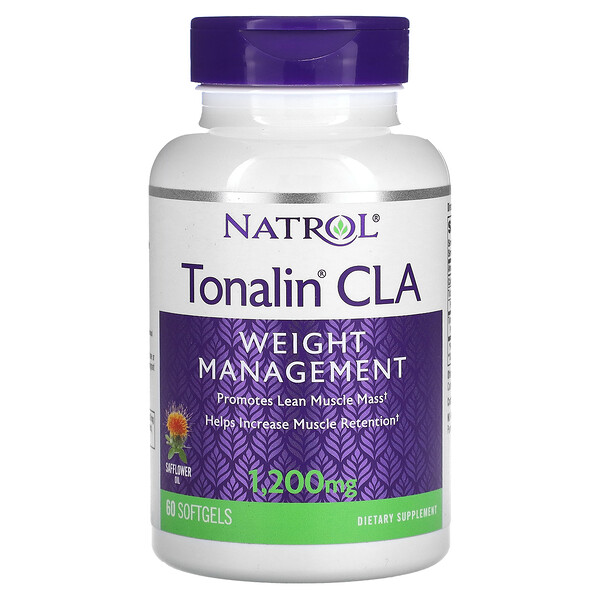 Тоналин CLA, 1200 мг, 60 мягких таблеток Natrol