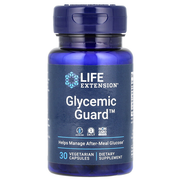 Glycemic Guard, 30 Vegetarian Capsules (Вегетарианские капсулы) Life Extension