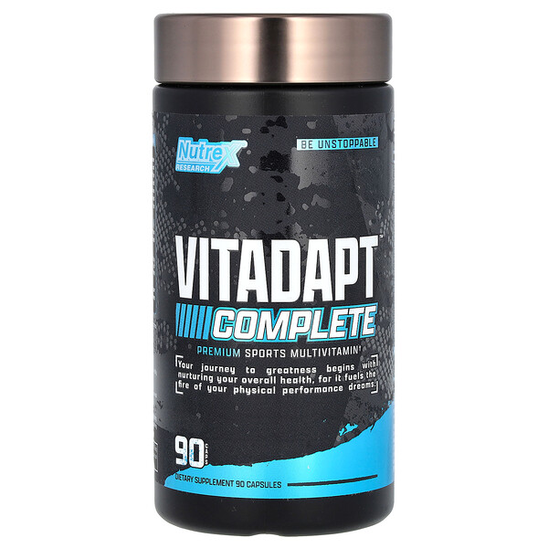 Vitadapt Complete, Спортивные мультивитамины премиум-класса, 90 капсул Nutrex Research